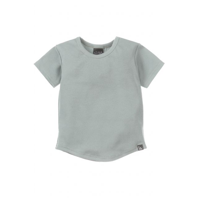 Rib jersey t-shirt green