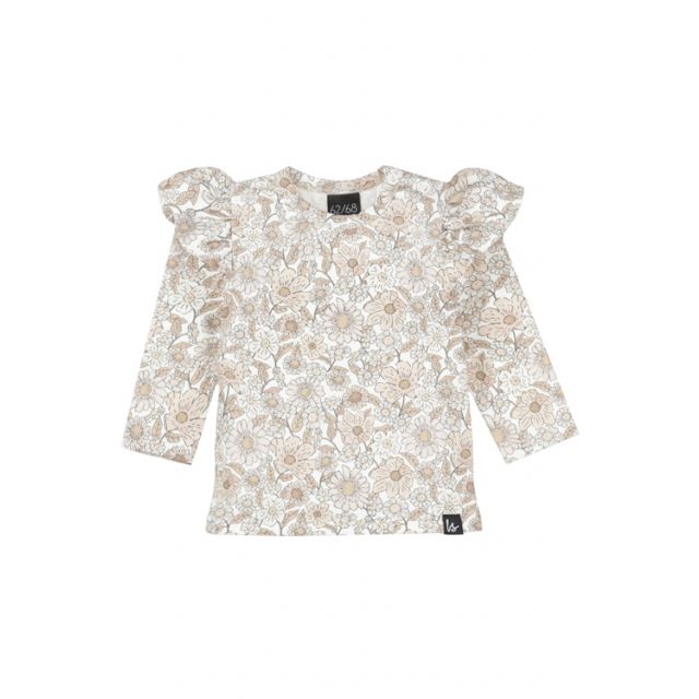 Ruffle longsleeve vintage garden