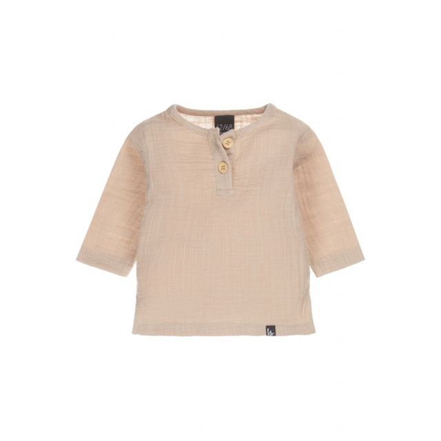 Linnen longsleeve almond