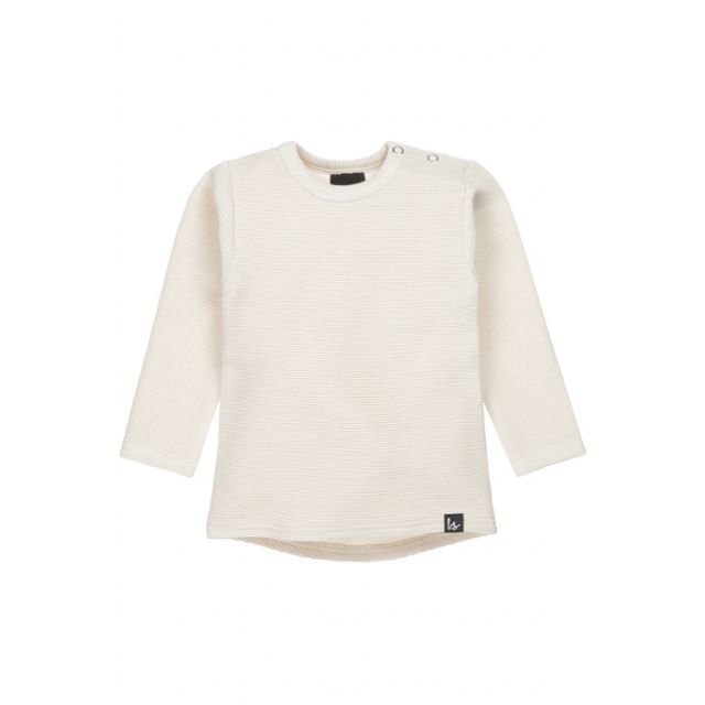 Rib longsleeve (sand) (rounded back)