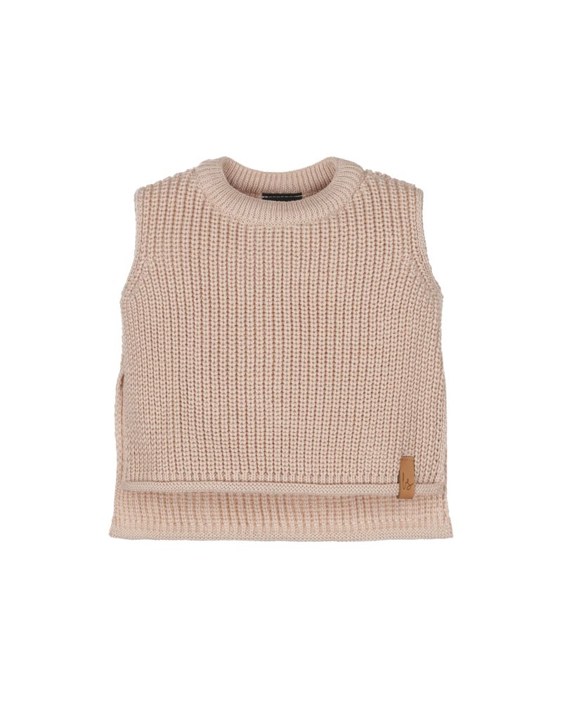 Knitted spencer beige