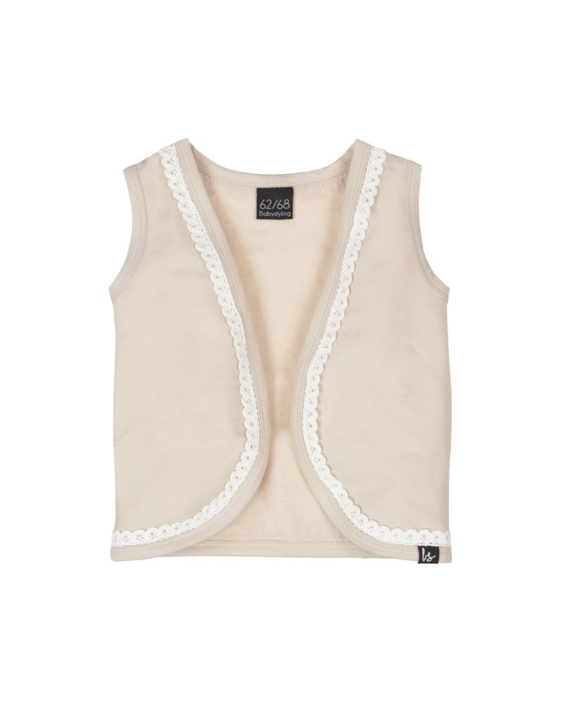 Gillet with details (sand)