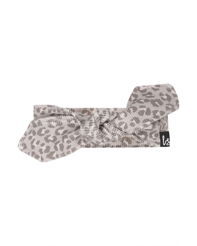 Haarbandje leopard spots rib