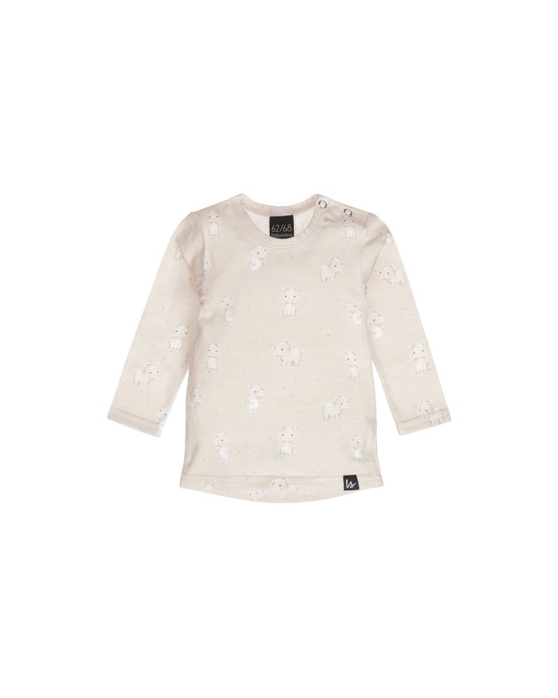 Hippos beige longsleeve