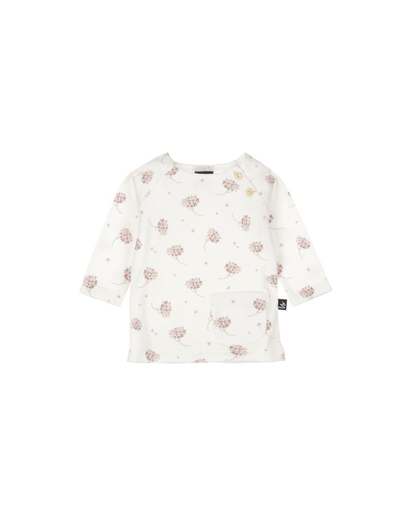 Newborn longsleeve pointelle elderflower