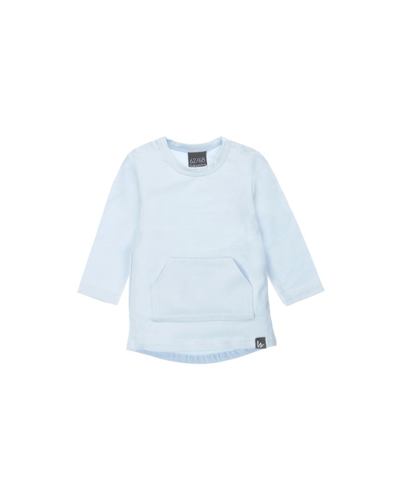 Pocket longsleeve light blue
