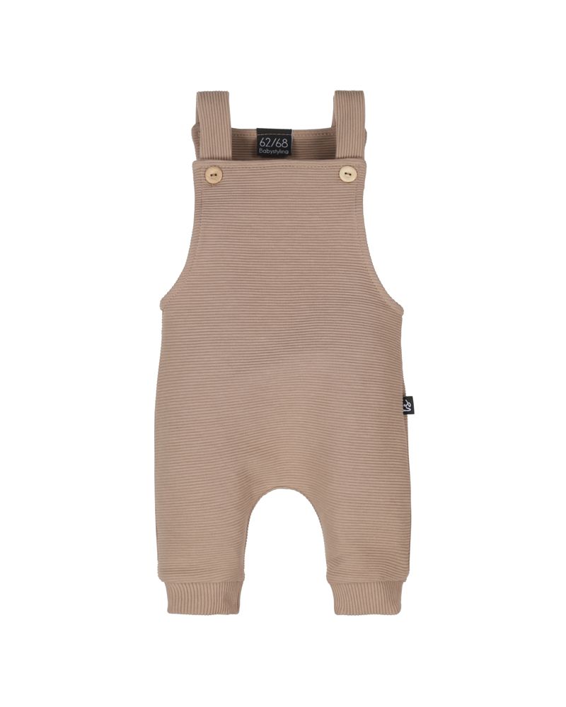 Rib tuinpakje taupe