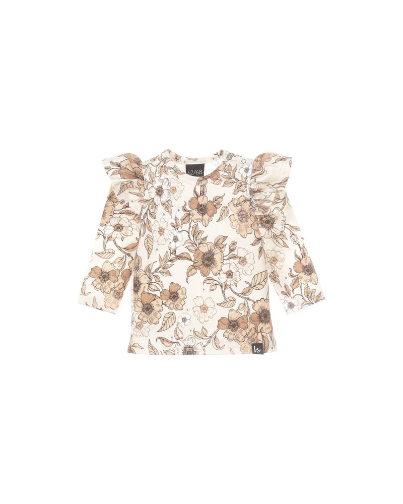 Ruffle longsleeve botanical