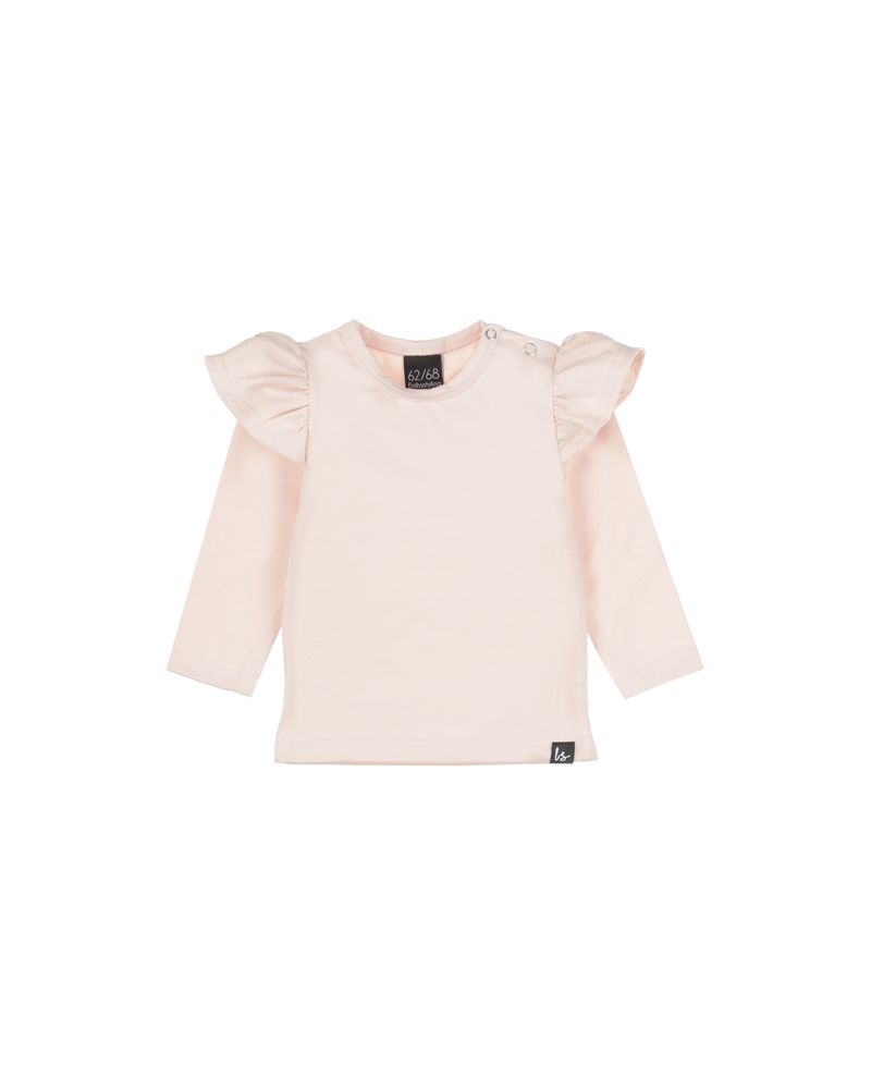 Ruffle longsleeve rose