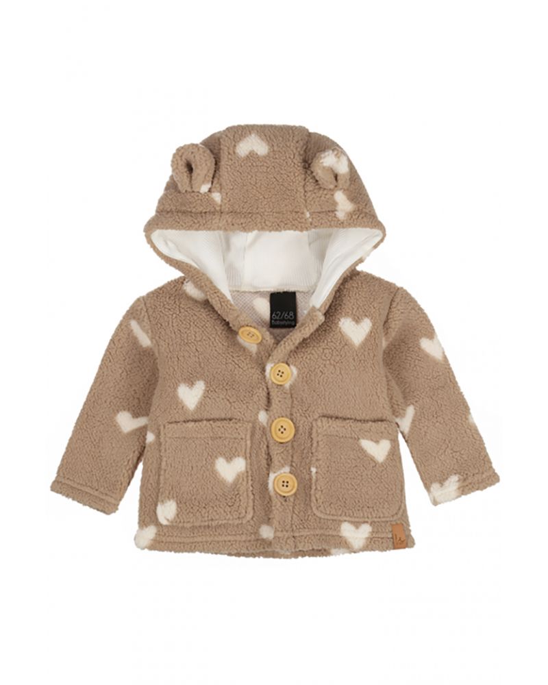 Teddy jacket hartjes