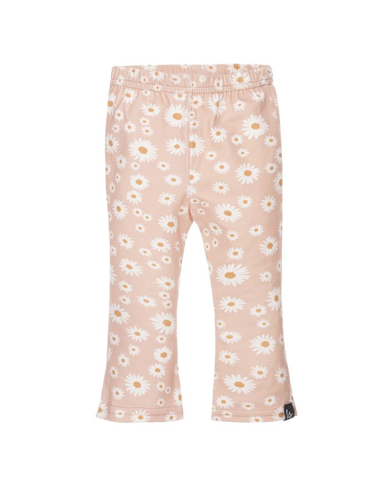 Flared pants daisy flowers