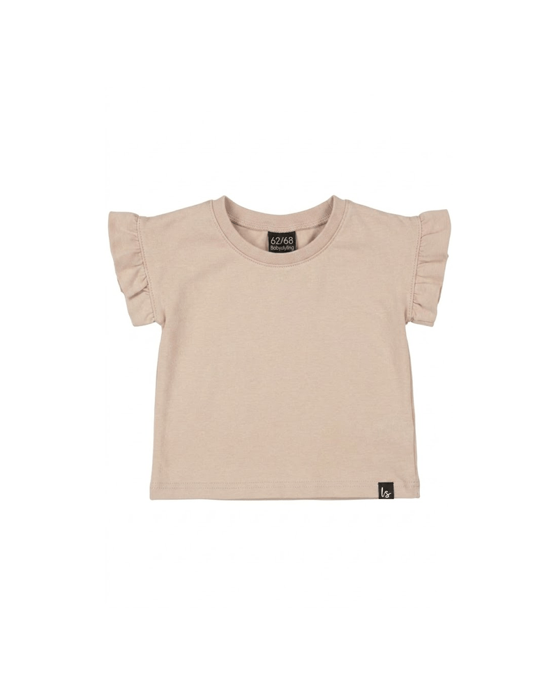 Butterfly t-shirt soft beige